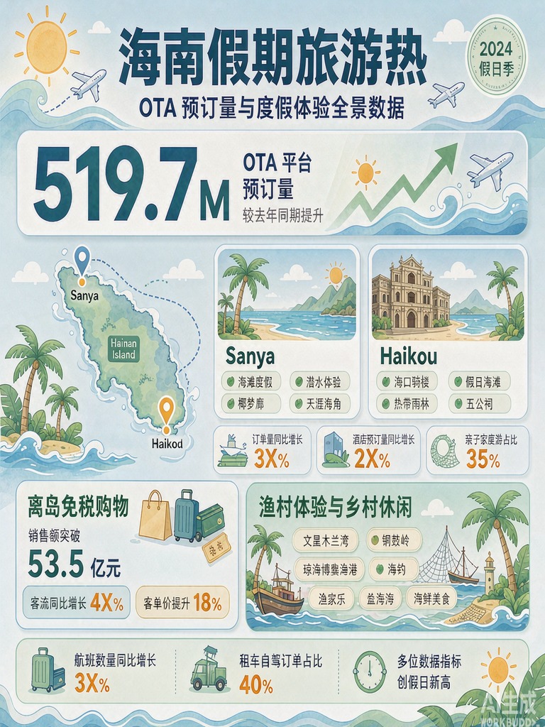 海南度假：免税城的国际化购物与渔村的市井烟火
